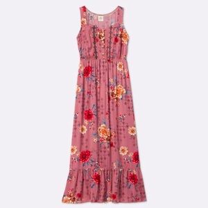 Knox Rose Sleeveless Floral Maxi Dress